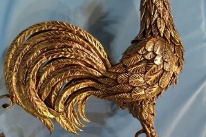 Поделка золотой петушок