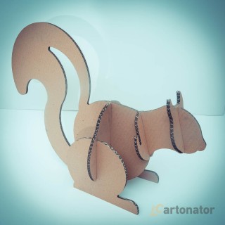 Белка из картона