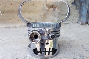 Поделки из поршней автомобиля
