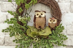 Сова в гнезде поделка