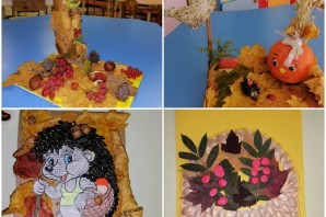 Поделка улыбка осени в детский сад