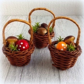 Корзинка поделка в садик