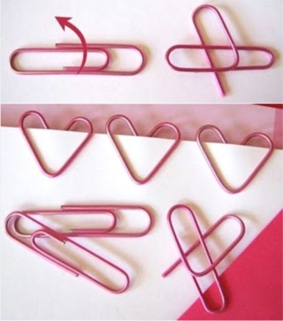 Фигурки из скрепок