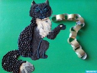 Кот ученый из пластилина