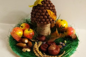 Лесная поляна поделка