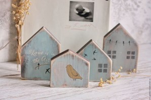 Деревянные домики для декора своими руками