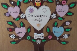 Семейное древо поделка в сад