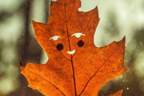 Человечки из листьев