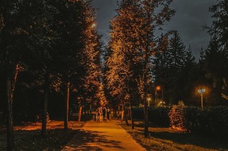 Красивая осенняя ночь