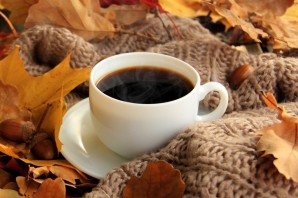Осенняя заставка с кофе