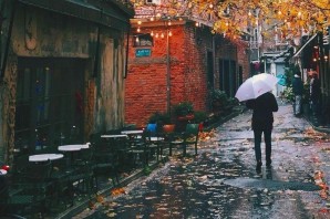 Осенний дождь в городе