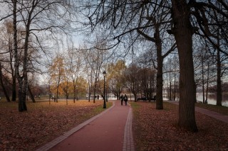 Осенний пейзаж в парке