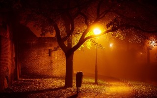 Осень улица фонарь