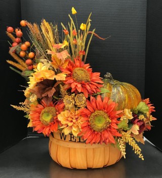 Золотой осенний букет