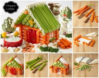 Дом из овощей