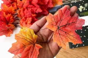 Кленовый лист композиция