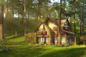 Лесной домик на опушке