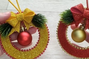 Елочные украшения своими руками