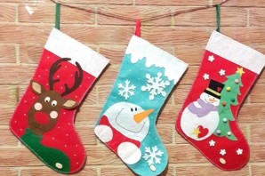 Новогодний сапожок своими руками