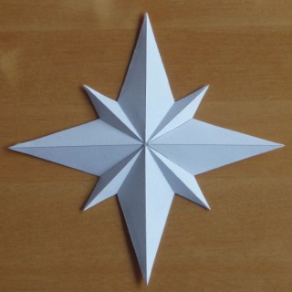 Вифлеемская звезда из бумаги