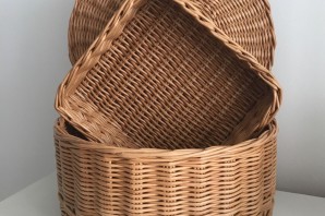 Корзинки из бумажной лозы