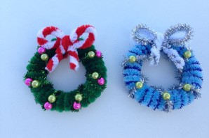 Синельная проволока новогодние поделки