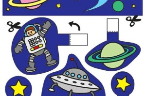 Аппликация на тему космос