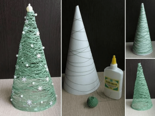 Простые новогодние поделки