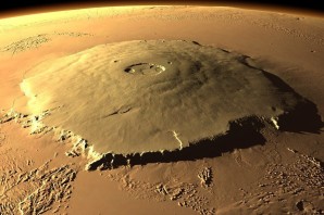 Вулкан на марсе