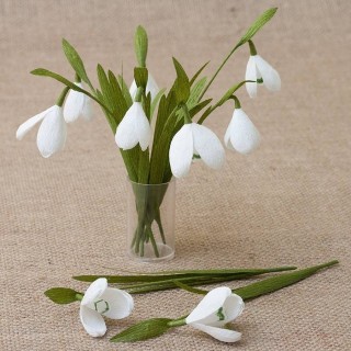 Подснежники из бумаги