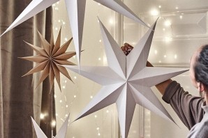 Рождественская звезда из бумаги