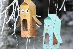 Скворечник из коробки