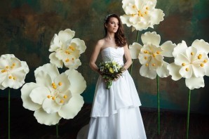 Большие цветы из фоамирана