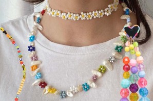 Бусы своими руками из бусин