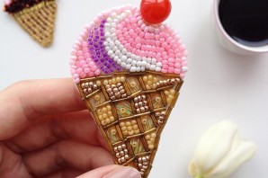 Мороженое из бисера