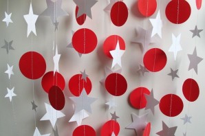 Украшения из бумаги на новый год