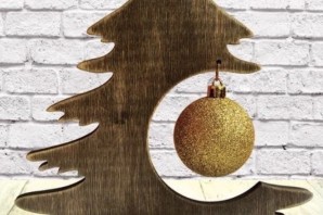 Поделки из фанеры на новый год