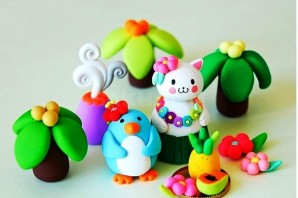 Застывающий пластилин для лепки фигурки