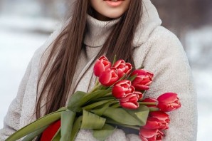 Фотосессия в тюльпанах