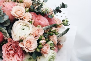 Стильный букет с днем рождения