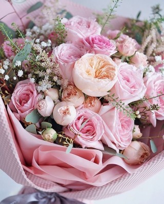 Шикарный букет цветов с днем рождения женщине