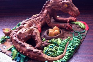 Динозавры из пластилина