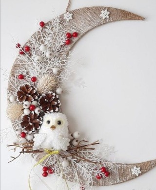 Поделка луна на новый год