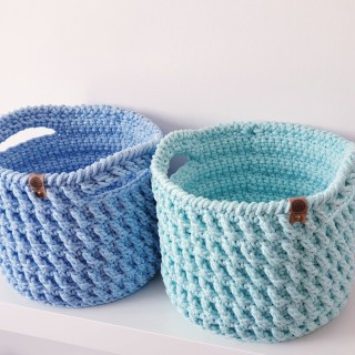 Корзинки из шнура