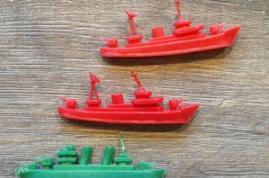 Корабль из пластилина