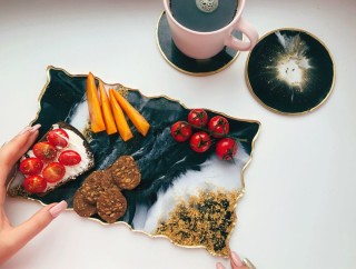 Посуда из эпоксидной смолы