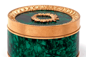 Шкатулки из малахита