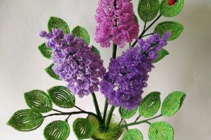 Сирень из бисера