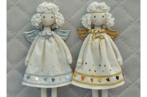 Ангелочки своими руками из ткани