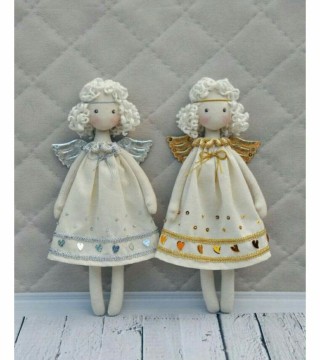 Ангелочки своими руками из ткани